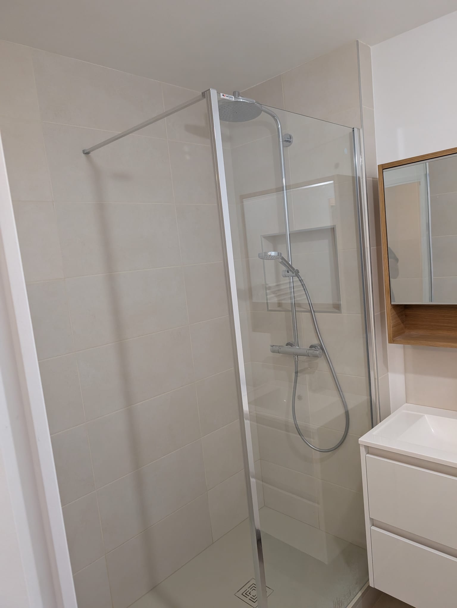 Travaux plomberie et carrelage salle de bain
