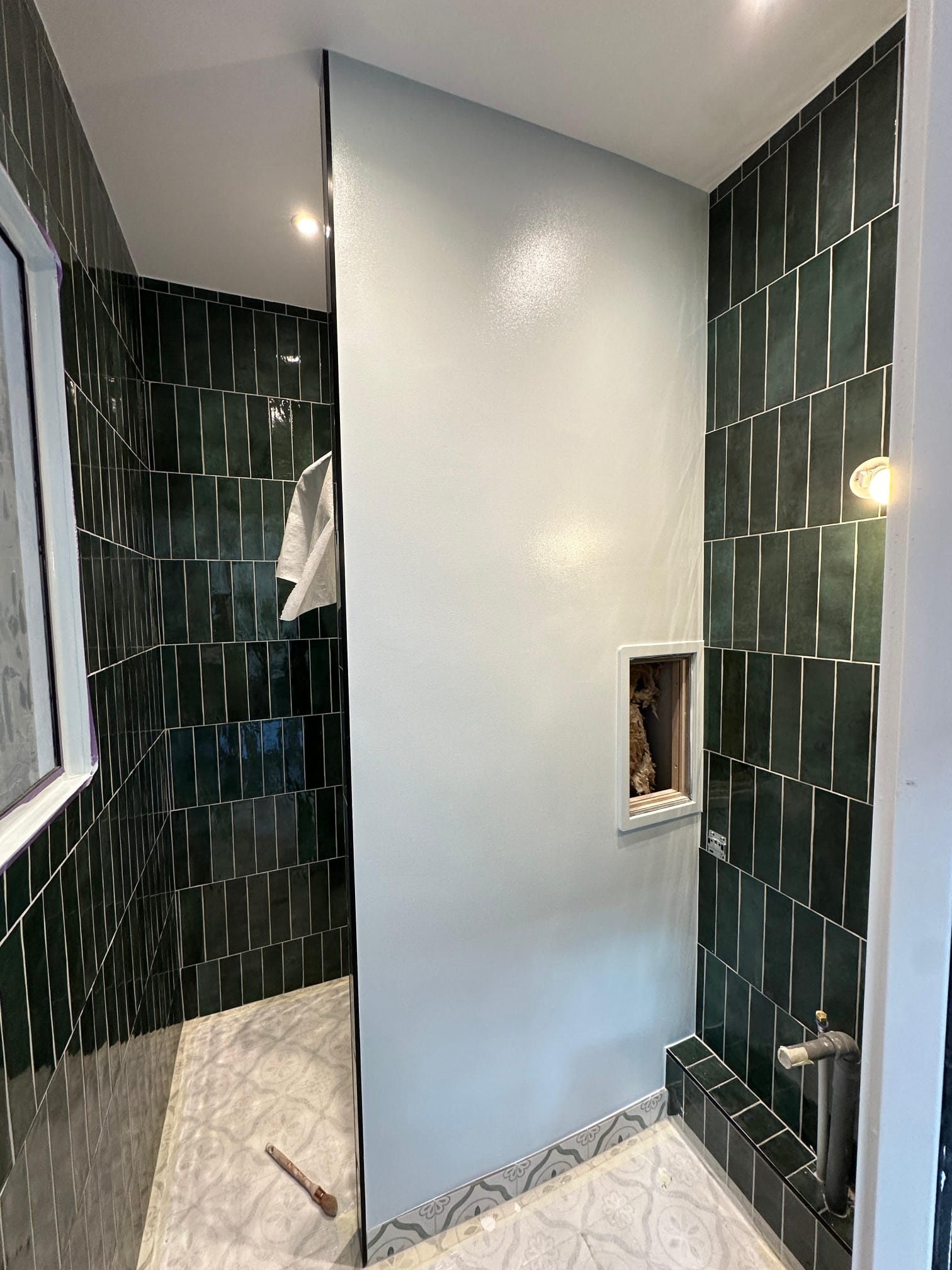 Pose baignoire îlot moderne