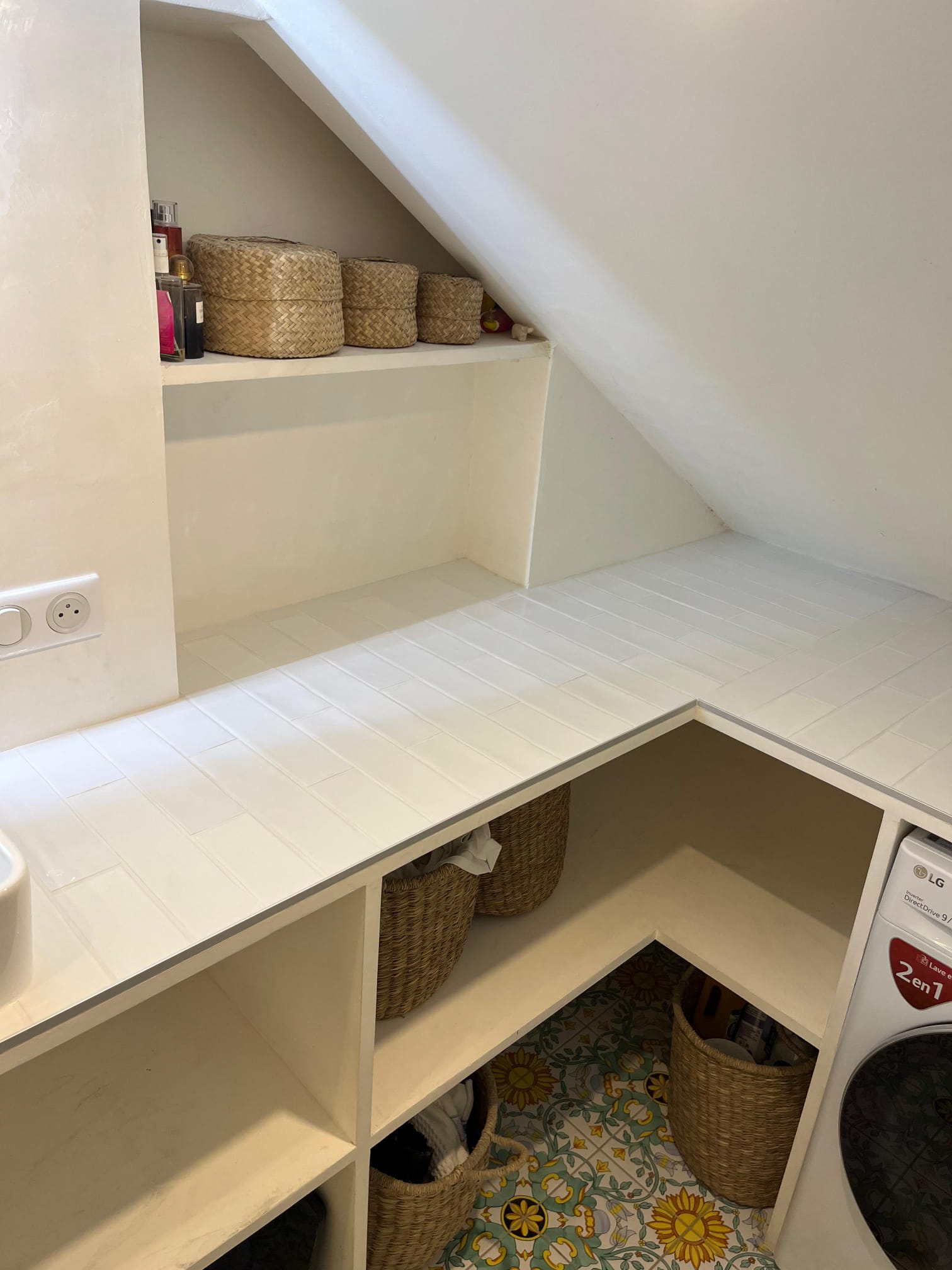 Aménagement salle de bain sous les combles