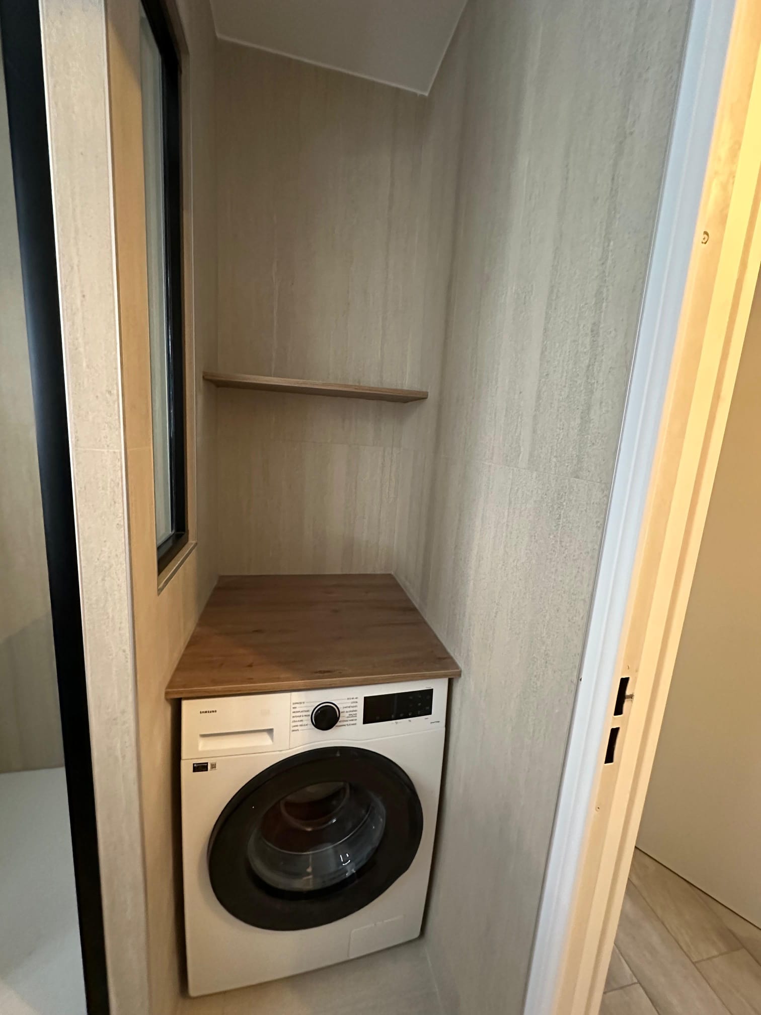 Rénovation douche italienne et coin lave-linge